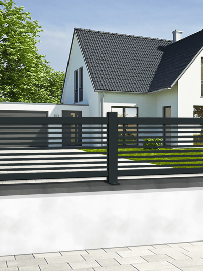 Clôture aluminium Premium sur mesure - TAMPA