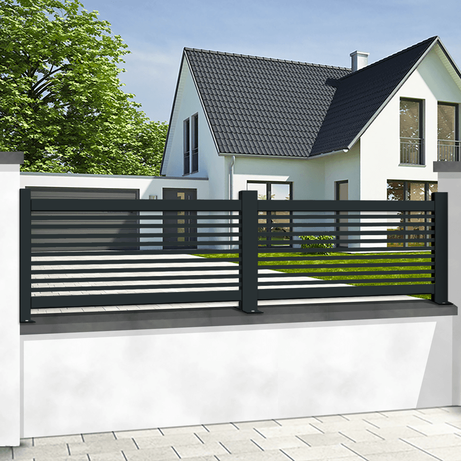 Clôture aluminium Premium sur mesure - TAMPA