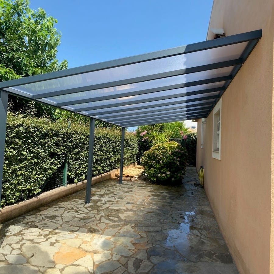 Pergola aluminium design toit polycarbonate - MALLORCA