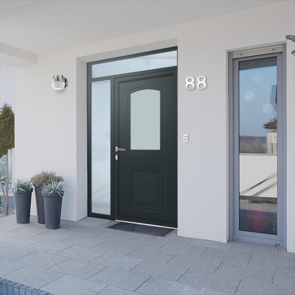 Porte d'entrée aluminium AURA