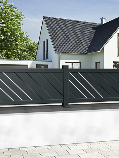 Clôture aluminium Premium sur mesure - ORLEANS