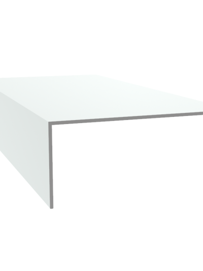 Cornière aluminium – 120 mm x 50 mm - 3 mètres linéaires