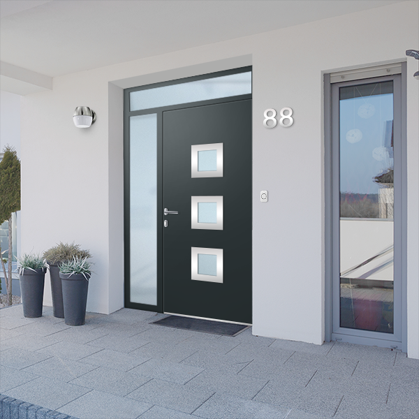 Porte d'entrée aluminium OREGON