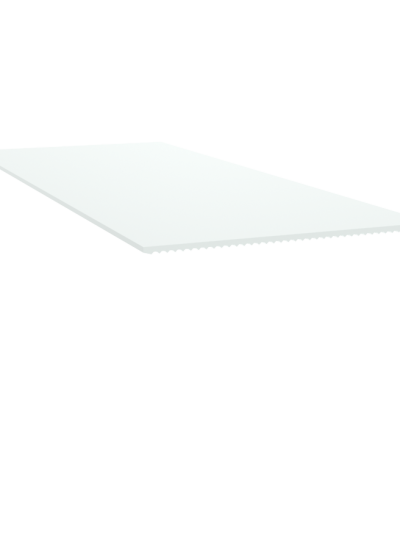 Plat PVC - 100 mm - 3 mètres linéaires