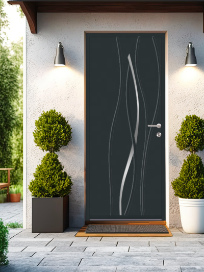 Porte d'entrée aluminium Signature - ARIÈGE